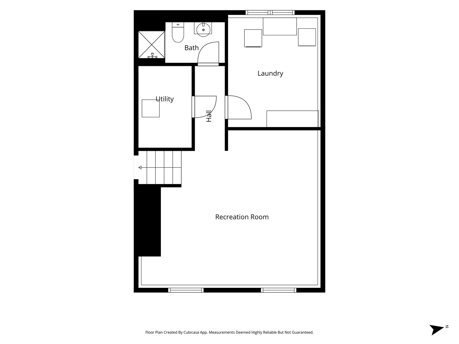 Lower level floor plan — 3661 152nd Street West, Rosemount